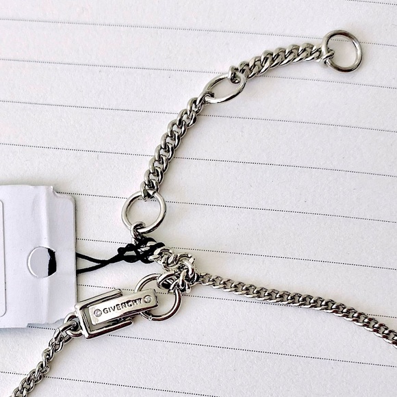 Givenchy Silver-tone Crystal Cluster Necklace - Picture 12 of 14